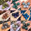 UYCUODLUY 5pcs Natural Balls ChakraMeditation Quartz Crystal Gems Lucky Balls Suitable for Home Natural Stones (Color : Grey) view 2