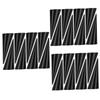 32 Pcs Tapered Ring Display Stand Acrylic Ring Stand Mannequin Ring Holder Crystal Display Stand Ring Organizer Holder Cone Shape Rings Stand Photo Jewelry Display Rack/383 (Color : Blackx3pcs, Size view 1
