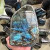 UYCUODLUY Natural Crystal Rough Natural Crystal 300-2.8 kg Natural Crystal Moonstone Rough Stone Jewelry Polished Quartz Labradorite Power Stone Crystal (Size : 2500-2800g) view 2