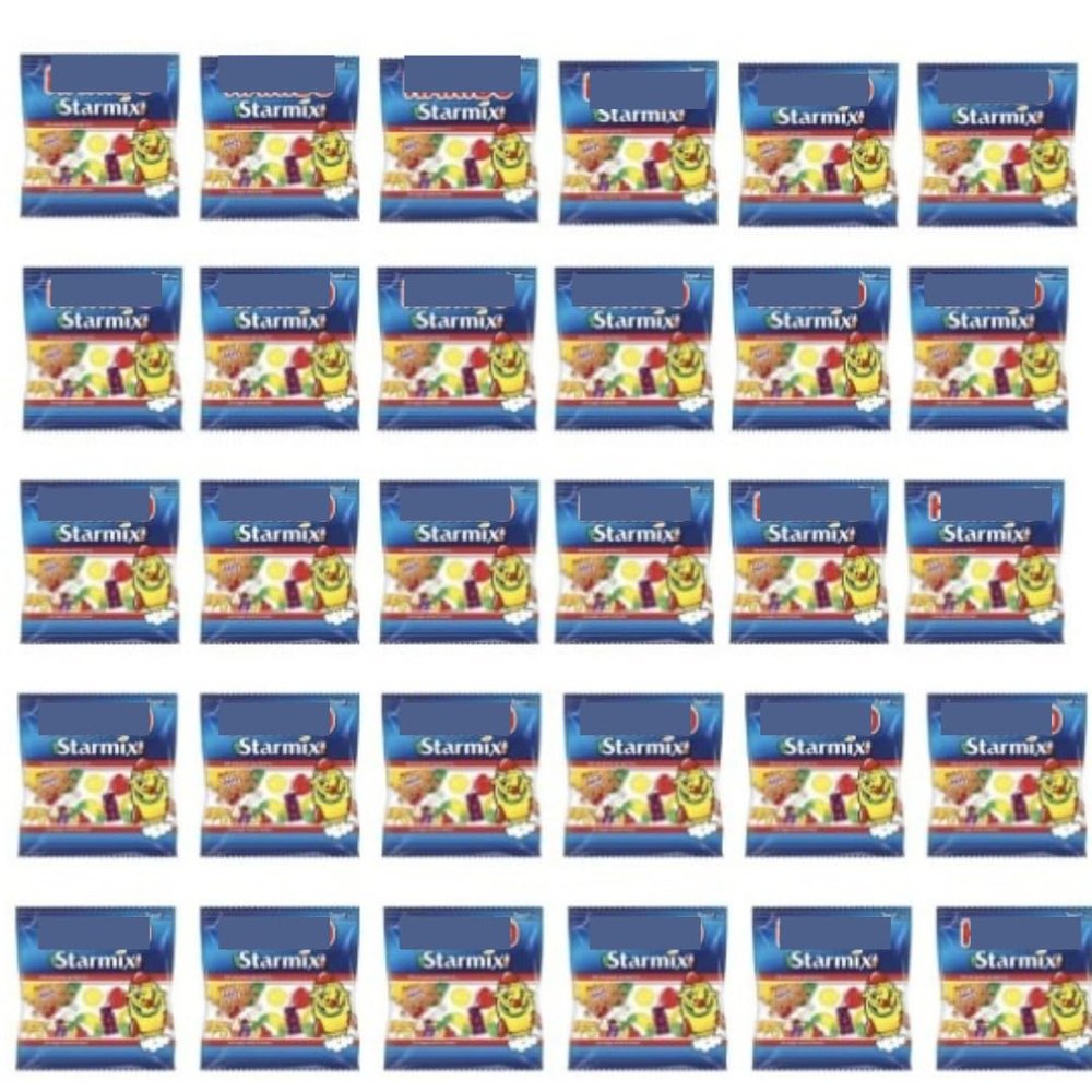 30 x Starmix Treat Size Mini Bags 16g Kids Childrens Goody Party Bags Multi Packs - Ideal as Party Sweets for Birthdays