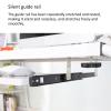 Yidlkecqey Overbed table 140 * 45,over the bed table with wheels,overbed table with wheels adjustable height,over the bed table,bed table, bed table tray,bed table with wheels (Color : White) view 3