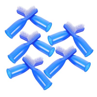 GOOHOCHY 10pcs Prison Toothbrushes Mini Soft Toothbrushes for Teeth Cleaning Finger Prison Essentials Portable