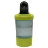 JMS we create smile Set of 2 - Protein Shaker Bottle 600ml Sports Bottle for Protein Shake Leakproof Shaker Cup with Stainless Steel Mixer Ball Secure Drink for Fitness Gym & Travel (Green) view 3