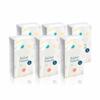 Pocket Tissues Tissue Paper 3ply Thickness Soft Pocket Paper Tissue Mini Facial Tissue for Blowing Noses Wiping Mouths Cleaning Makeup Home Travel Essential 10cm x 5cm x 2.5cm White (Pack of 6) view 1