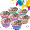 15x YOUR OWN PERSONALISED PHOTO OR LOGO EDIBLE ICING 5 cms CUPCAKE TOPPERS DECORATIONS view 2