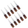 10pcs Perfume Bottle Nose Spray Empty Nose Bottle Plastic Container Clear Container Water Mister Bottle 10ml Bottles Spray Pump Travel Vial Multicolor Pp/204 view 1