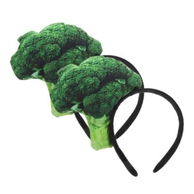 2pcs Vegetable Headband Vegetables Hair Decorations Face Washing Headbands Fun Headband for Women Party Decorations Cute Headband Accessories Fabric Food Miss/232