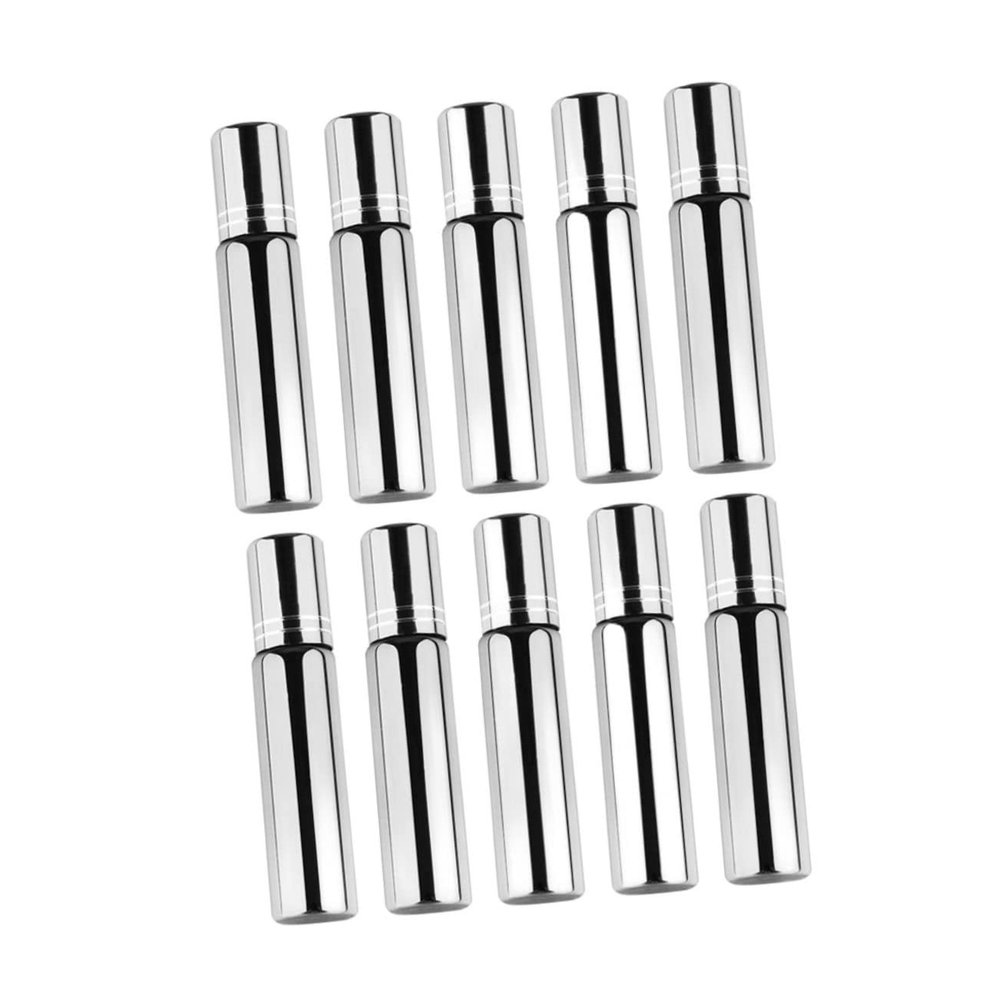 10 Pcs Roll Essential Oil Perfume Bottle Sub Package Bottle Aromatherapy Essential Oils Mini Perfume Bottle Roller Bottle Lip Gloss Containers Small Bottles Eye Glass Vial Cosmetic/176