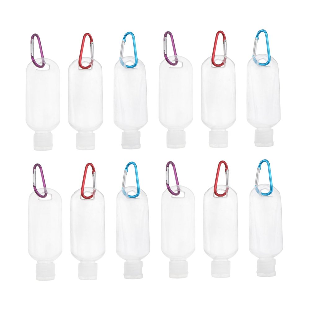 10pcs Press Bottles Silicone Container Empty Lotion Tubes Makeup Bottles Shampoo Bottles Portable Travel Bottles Silicone Empty Travel Bottles Mini Lotion Filling Clamshell/259