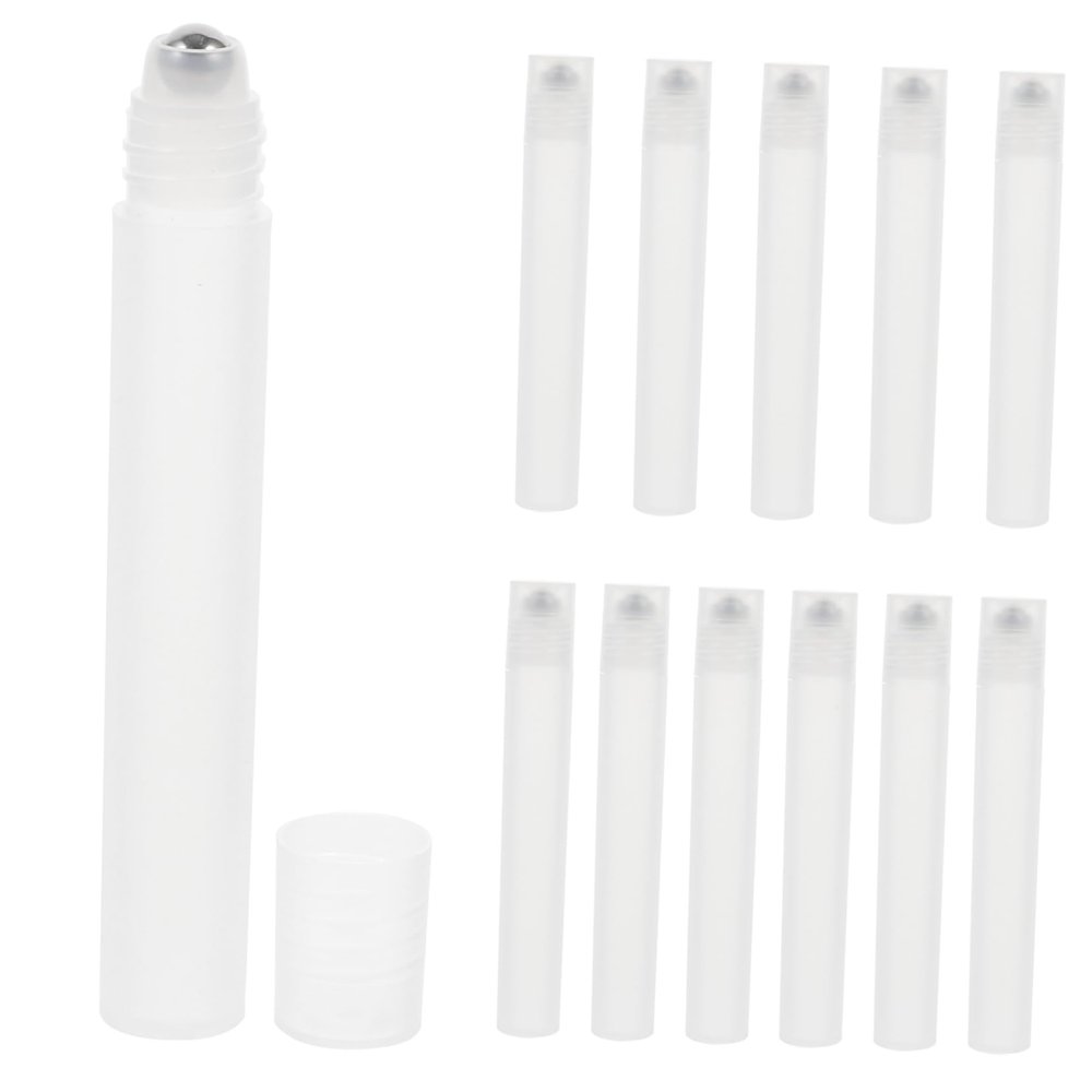 12pcs Frosted Roller Bottle Roller Bottles Refillable Roller Bottle Roller-on Bottles Bottle for Essential Oils Empty Roller Bottle Roller-on Containers Bottled Perfume/252
