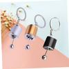 3 Pcs Creative Key Ring Car Modification Gear Key Chain Shift Lever Keychain Men Keychains for Car Keys Car Accessories for Men Metal Keychain Mens Keychains Refit Man Put in Gear/189 view 3