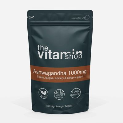 Ashwagandha Root 1000mg Tablets | 365 Tablets - One Year Supply | Grip Sealed Pouch | Same Day Fast Secure Dispatch