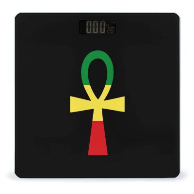 Rasta Ankh Rastafarian Egyptian Digital Bathroom Scale Print Body Scales Weighing Scales For Home Women Men Gift