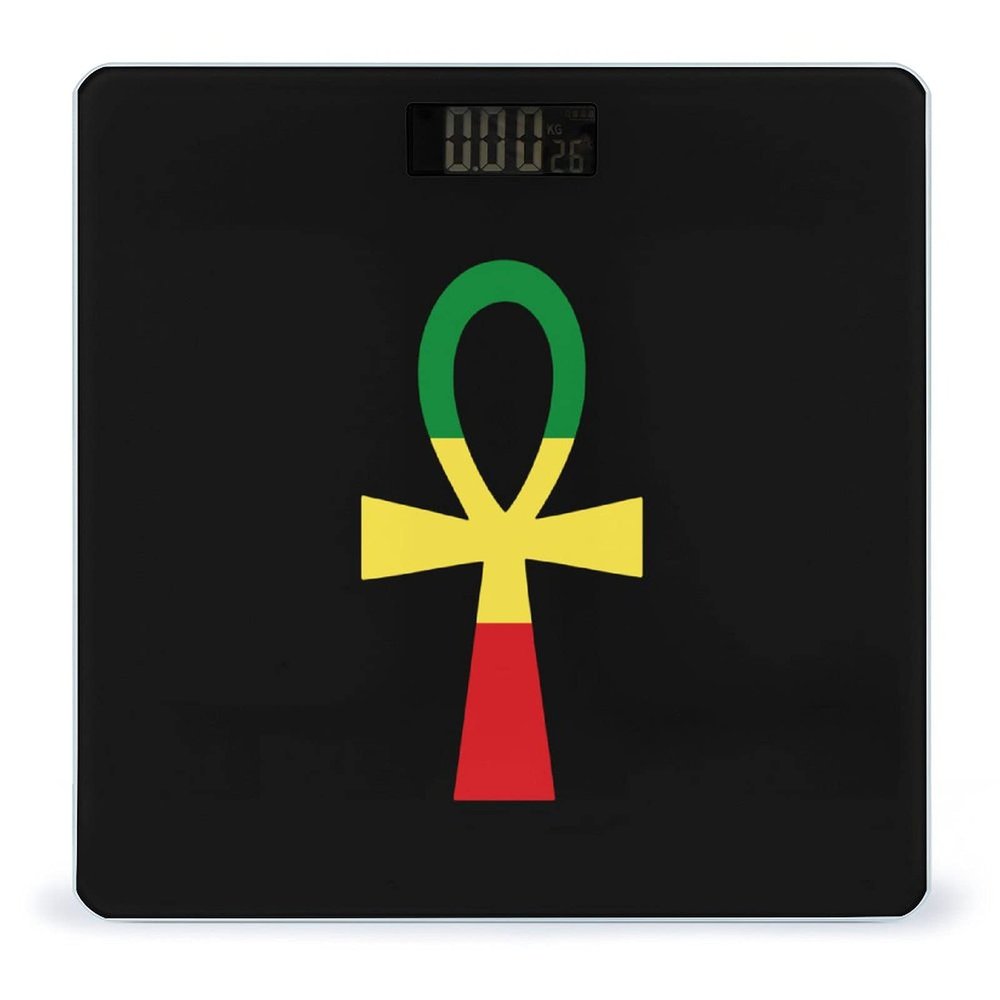 Rasta Ankh Rastafarian Egyptian Digital Bathroom Scale Print Body Scales Weighing Scales For Home Women Men Gift