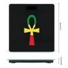 Rasta Ankh Rastafarian Egyptian Digital Bathroom Scale Print Body Scales Weighing Scales For Home Women Men Gift view 2