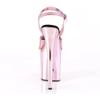 LIXSAJIE Women's 7.8 Inch Ankle Strap Sandals Pole Dance Shoes Sexy Fetish Open Toe Platform Exotic Stripper Patent Leather High Heels high/A/36EU view 3