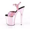 LIXSAJIE Women's 7.8 Inch Ankle Strap Sandals Pole Dance Shoes Sexy Fetish Open Toe Platform Exotic Stripper Patent Leather High Heels high/A/36EU view 4