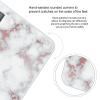 White Marble Rose Gold Digital Bathroom Scale Print Body Scales Weighing Scales For Home Women Men Gift view 4