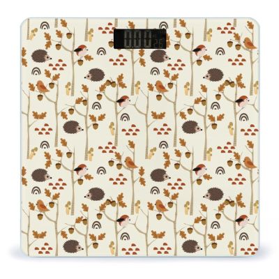 Hedgehog And Acorn Digital Bathroom Scale Print Body Scales Weighing Scales For Home Women Men Gift