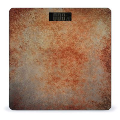 Abstract Brown Rust Color Digital Bathroom Scale Print Body Scales Weighing Scales For Home Women Men Gift