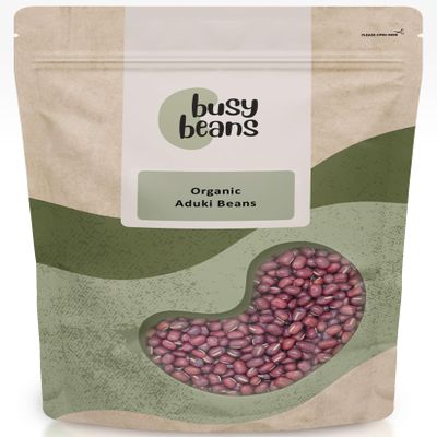 Organic Adzuki Beans (Aduki) | Certified Organic | by Busy Beans Organic (2kg)