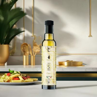 Caravella Extra Virgin Olive Oil Premium 250 ml - 100% italian - Exclusive Gourmet Collection - Cold extraction - High in polyphenols and antioxidants - Fresh harvest 2023-2024 Oil campaign