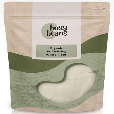 Organic Self Raising White Flour | by Busy Beans Organic (1kg)