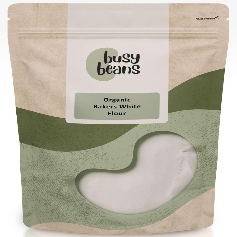 Organic Bakers White Flour | Certified Organic | by Busy Beans Organic (3kg)