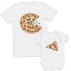 Pizza & Pizza Slice Matching Set - Create Your Own Personalised Set - (Sold Separately) White view 1