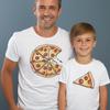 Pizza & Pizza Slice Matching Set - Create Your Own Personalised Set - (Sold Separately) White view 2