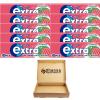 SHANZA DEPARTMENTAL'S Extra Watermelon Flavour Sugar-Free Chewing Gum 10 Pieces, 14g - Refreshing Sugarfree Gum with Sweeteners (10 Packs) view 1