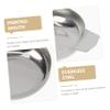 2Pcs Stainless Steel Weighing pan Scale Boat Weighing Plate Food Scale Grams Food Tray Scale Diamond Scale Electronic Balance Scale pan Mechanic Tools Kitchen Scale Tray Gold Metal/51 view 2