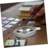 2Pcs Stainless Steel Weighing pan Scale Boat Weighing Plate Food Scale Grams Food Tray Scale Diamond Scale Electronic Balance Scale pan Mechanic Tools Kitchen Scale Tray Gold Metal/51 view 4