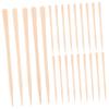 Beatifufu Nose Hair Wax Sticks 100pcs Small Wooden Wax Applicators Oval Body Hair Waxing Rods for Women at Home and Professional Use view 1