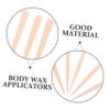 Beatifufu Nose Hair Wax Sticks 100pcs Small Wooden Wax Applicators Oval Body Hair Waxing Rods for Women at Home and Professional Use view 4