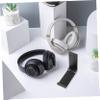 4sets Metal Headphone Stand Metal Clothes Hanger Wall Mount Clothes Rack Jewelry Hooks Metal Stand Headset Rack Headset Hanger Hook for Headphone Headset Bracket Headphone Rack/5 (Color : Black, Siz view 2