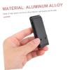 4sets Metal Headphone Stand Metal Clothes Hanger Wall Mount Clothes Rack Jewelry Hooks Metal Stand Headset Rack Headset Hanger Hook for Headphone Headset Bracket Headphone Rack/5 (Color : Black, Siz view 3