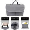 JKJZSALJ Wheelchair Side Storage Bag - Wheelchair Armrest Accessories Organizers Pouch With 3 Compartments For, Mobility Scooters, Rollators,Black view 4