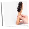 Healeved Wooden Handle Beard Brush Men Beard Care Tool Boar Bristle Portable for Men view 2