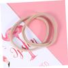 20pcs Headband Turban Headband Girl Bows Ponytails Diy Headdress Ponytail Holders Elastic Hair Ties Cotton Headbands for Women Headgear Child European and American/126(Khaki) view 4