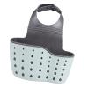 Silicone Sponge Holder for Kitchen Sink - Over The Faucet Sink Sponge Holder Hanging - Silicone Sponge Holder with Strap - Over Faucet Silicone Sink Caddy Hanging, Silicone Soap Holder view 2