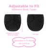LittleForBig Washable Adjustable Reusable Waterproof Primary Comfort Cloth Adult Diaper Wrap Cover One Size Black view 2