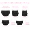 LittleForBig Washable Adjustable Reusable Waterproof Primary Comfort Cloth Adult Diaper Wrap Cover One Size Black view 3