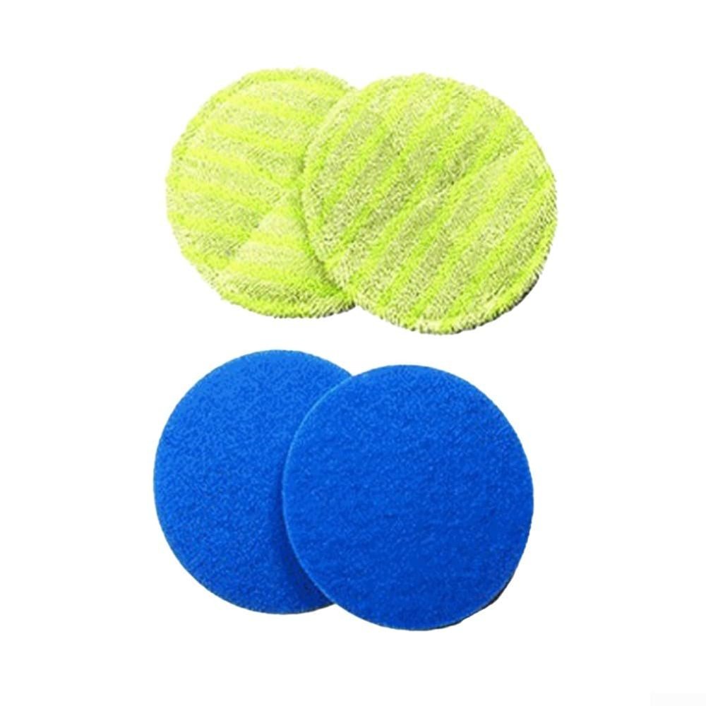 4Pcs Floating Mop for PADS, Electric Cordless Rechargeable Powered Floor Cleaner Scrubber Mop for PADS for Tile, Wood Floors, Smooth Floors