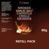 Chipotle Chilli, Garlic and Dead Sea Salt Grinder Refill 80g. view 1