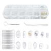 143 Piece Glasses Repair Kit, Glasses Silicone Nose Pads, Glasses Repair Tool with Screwdriver, Glasses Temple Caps, Screw Glasses Pads, Glasses Silicone Pad Holder