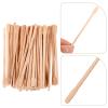 minkissy 100pcs Wooden Waxing Sticks Applicators Wax Sticks for Hair Removal Single Use Body Wax for Sensitive Areas Like Face Eyebrows and Lips view 2
