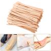 minkissy 100pcs Wooden Waxing Sticks Applicators Wax Sticks for Hair Removal Single Use Body Wax for Sensitive Areas Like Face Eyebrows and Lips view 3