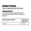 Turmeric 500mg (90 Capsules) from Woods Supplements | Responsibly sourced | Only The Finest Extract Used | High in curcuminoids | Suitable for Vegetarians & Vegans view 3