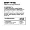 Turmeric 10,000mg (120 Tablets) from Woods Supplements | Equivalent to 10,000mg of Turmeric in one Tablet | 95% Curcuminoids | Suitable for Vegetarians and Vegans view 3